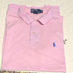 Polo Ralph Lauren men polo Medium size pink